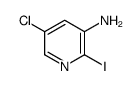 3-Amino-5-chloro-2-iodopyridine structure