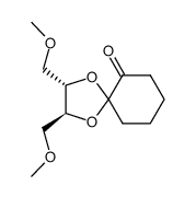 2-oxo-cyclohexanone cyclic (1S,2S)-1,2-bis(methoxymethyl) ethylene acetal结构式