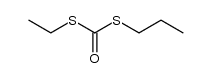 S-ethyl S-propyl carbonodithioate Structure