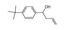 1-(4-tert-butylphenyl)but-3-en-1-ol结构式