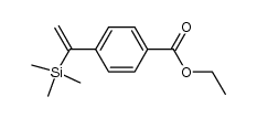 ethyl 4-(1-(trimethylsilyl)vinyl)benzoate结构式