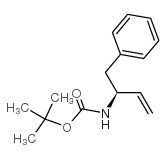 (3S)-3-(N-Boc-amino)-4-phenyl-1-butene Structure