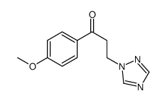 1-(4-methoxyphenyl)-3-(1,2,4-triazol-1-yl)propan-1-one结构式