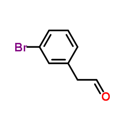 (3-Bromophenyl)acetaldehyde Structure