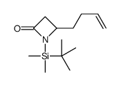 4-but-3-enyl-1-[tert-butyl(dimethyl)silyl]azetidin-2-one Structure