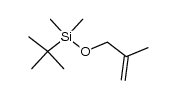 tert-butyl dimethyl[(2-methylprop-2-en-1-yl)oxy]silane结构式
