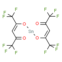 Tin(II) hexafluoroacetylacetonate Structure