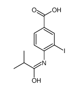 3-碘-4-异丁酰胺苯甲酸结构式