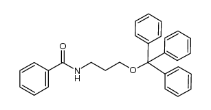 N-[(3-trityloxy)propyl]benzamide Structure
