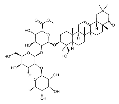 Dehydrosoyasaponin I methyl ester Structure