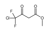 4-氯-4,4-二氟乙酰乙酸甲酯结构式