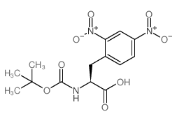 Boc-L-2,4-二硝基苯丙氨酸结构式