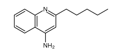 2-pentyl-4-aminoquinoline Structure