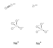 锆硅酸钠结构式
