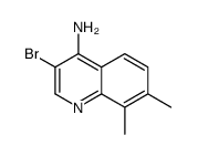 4-Amino-3-bromo-7,8-dimethylquinoline Structure