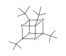 2,4,6,8-tetra-tert-butyl-1,3,5,7-tetraphosphapentacyclo[4.2.0.02,5.03,8.04,7]octane Structure