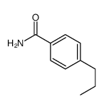 Benzamide, 4-propyl- (9CI) Structure