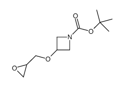 tert-butyl 3-(oxiran-2-ylmethoxy)azetidine-1-carboxylate Structure