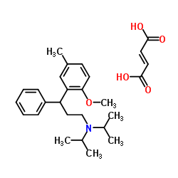 2-甲氧基-5-甲基-N,N-双(1-甲基乙基)-gamma-苯基-苯丙胺富马酸盐结构式