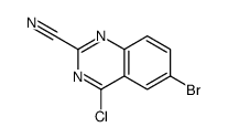 6-溴-4-氯喹唑啉-2-甲腈结构式