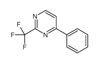 4 -苯基- 2 -(三氟甲基)嘧啶结构式
