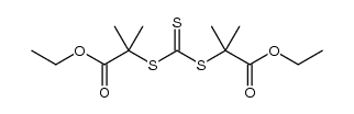 diethyl 2,2'-(thiocarbonylbis(sulfanediyl))bis(2-methylpropanoate) Structure