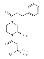 (R)-1-Boc-4-Cbz-2-甲基哌嗪结构式