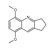 5,8-dimethoxy-2,3-dihydro-1H-cyclopenta[b]quinoline Structure