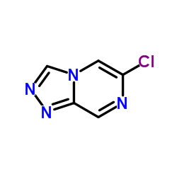 6-氯-[1,2,4]三唑并[4,3-A]吡嗪结构式