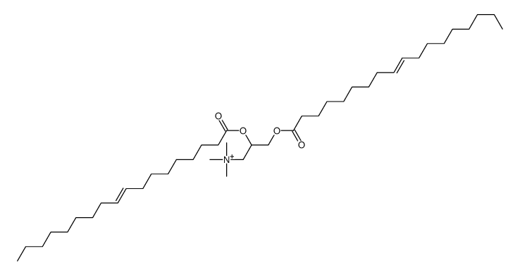 (2,3-二油酰基-丙基)-三甲胺(氯盐)DOTAP结构式