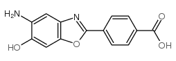 4-(5-氨基-6-羟基-2-苯并噁唑)-苯甲酸结构式