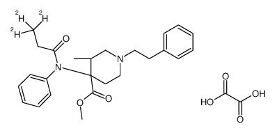 Lofentanil-d3 Oxalate结构式