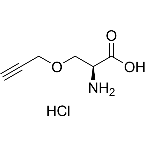 H-L-Ser(Propargyl)-OH hydrochloride结构式