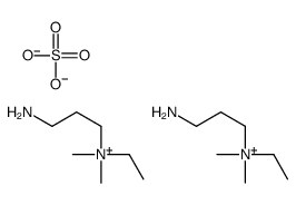 3-aminopropyl-ethyl-dimethylazanium,sulfate Structure