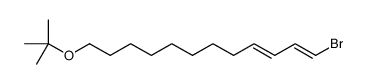 1-bromo-12-[(2-methylpropan-2-yl)oxy]dodeca-1,3-diene结构式
