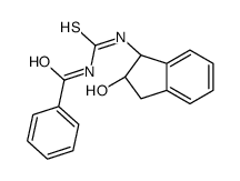 N-[[(1R,2R)-2-hydroxy-2,3-dihydro-1H-inden-1-yl]carbamothioyl]benzamide结构式