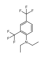 N,N-diethyl-2,4-bis(trifluoromethyl)aniline结构式