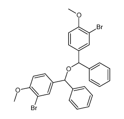 bis[(3-bromo-4-methoxyphenyl)(phenyl)methyl] ether Structure