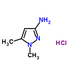 1,5-Dimethyl-1H-pyrazol-3-amine hydrochloride (1:1) Structure