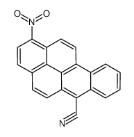 1-nitrobenzo[a]pyrene-6-carbonitrile Structure