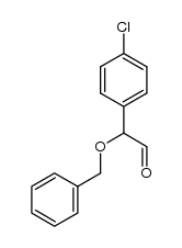 2-(benzyloxy)-2-(4-chlorophenyl)acetaldehyde Structure