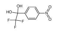 α,α-bis(trifluoromethyl)-4-nitrobenzylalkohol结构式