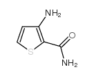 3-氨基噻吩-2-羧酰胺结构式