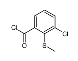 3-chloro-2-(methylthio)benzoyl chloride结构式