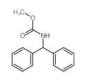 methyl N-benzhydrylcarbamate结构式