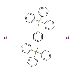 p-Xylylenebis(triphenylphosphoniumchloride) Structure