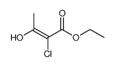 2-Butenoic acid,2-chloro-3-hydroxy-,ethyl ester Structure