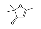 2,2,5-trimethylfuran-3-one Structure