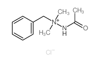 Hydrazinium,1-acetyl-2,2-dimethyl-2-(phenylmethyl)-, chloride (1:1)结构式