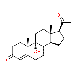 9α-Hydroxyprogesterone结构式